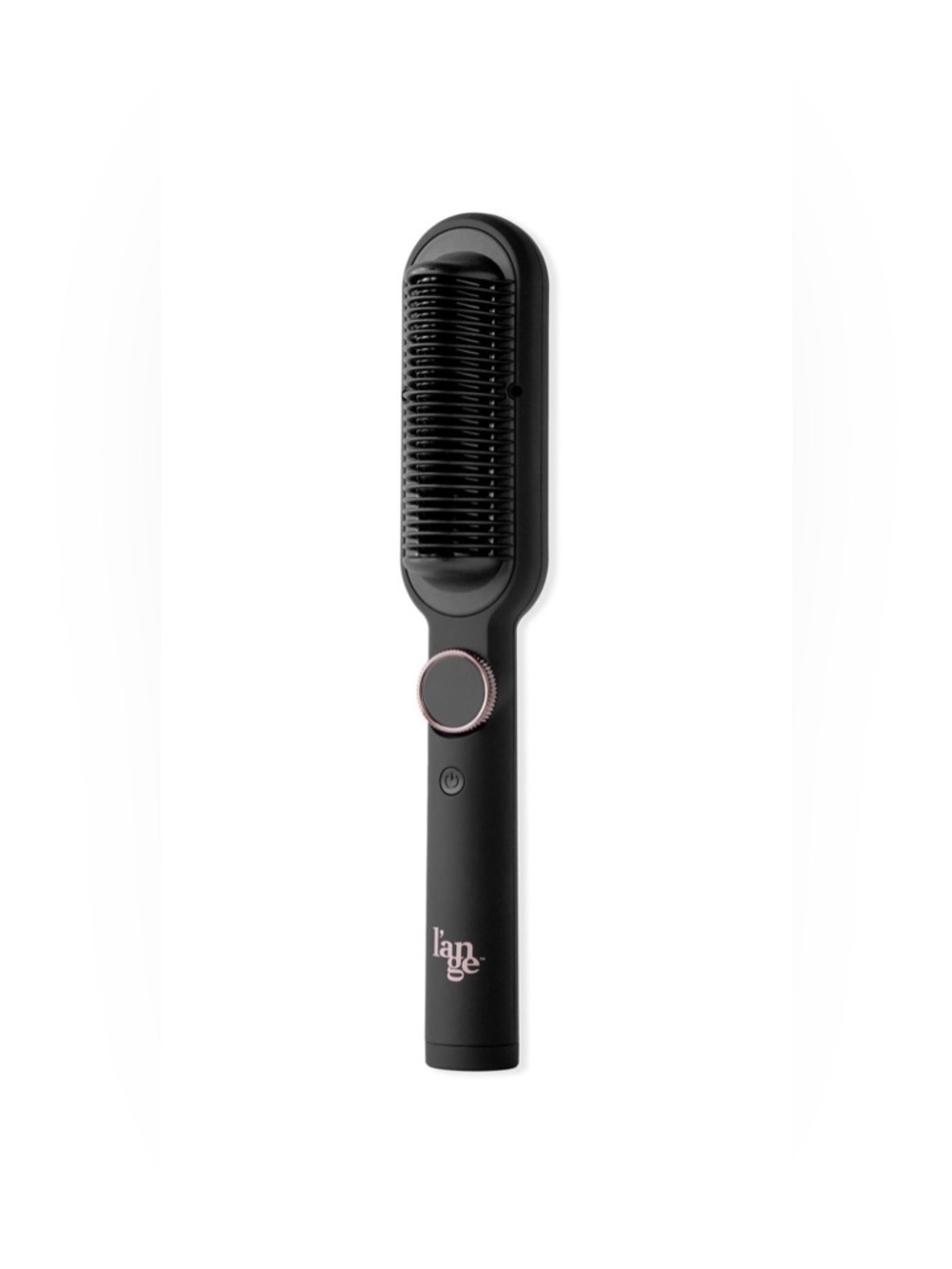 L'ange Black and Silver 2-in-1 Digital Straightening Comb